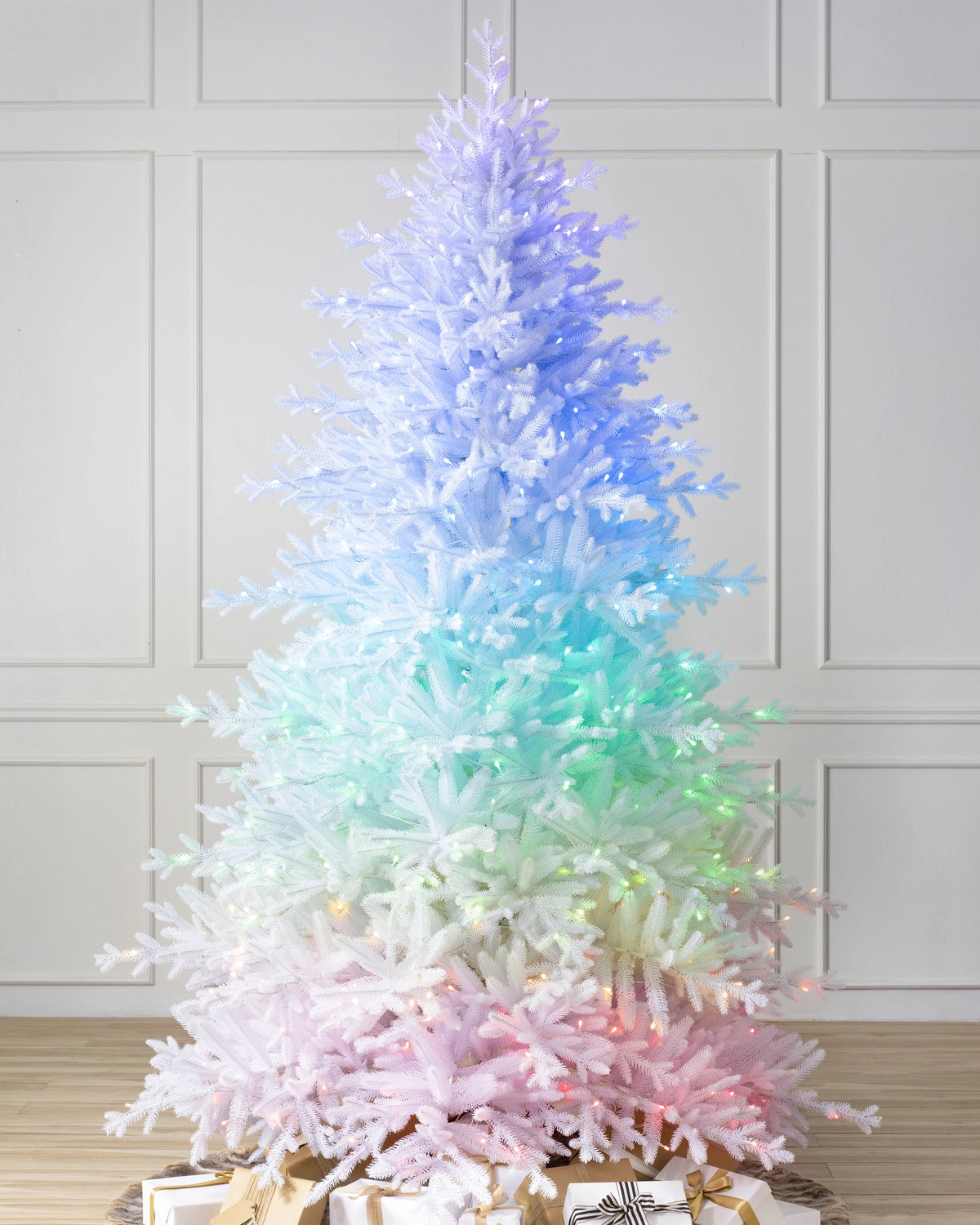 Árvore de Natal Pinheiro Branco Denali