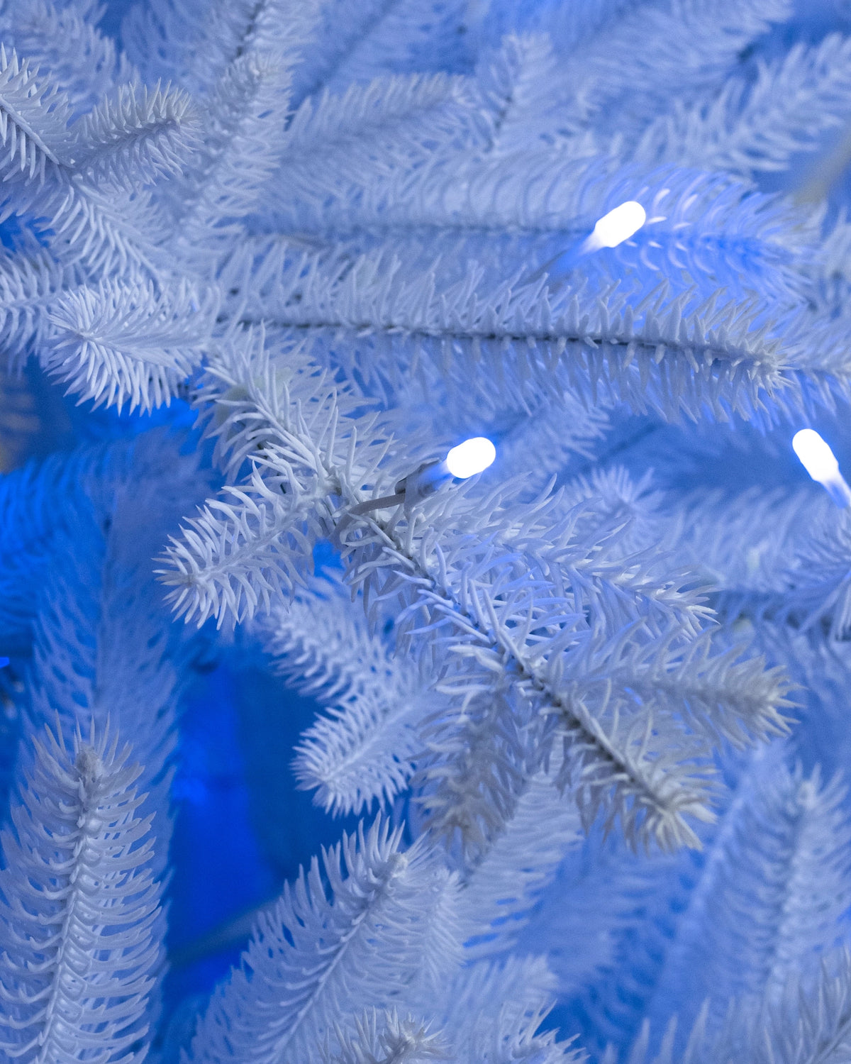 Árvore de Natal Pinheiro Branco Denali — 4