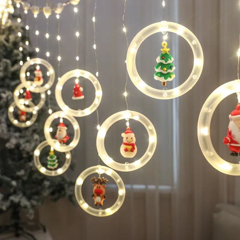 Cortina de Luzes Decoração Natal em LED — 3